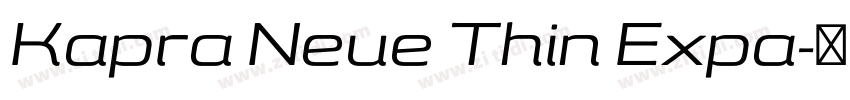 Kapra Neue Thin Expa字体转换